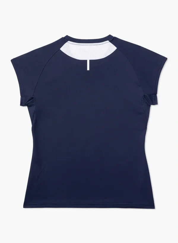 YONEX Women's game shirt.20952 Pale Color:Dark Navy (554)