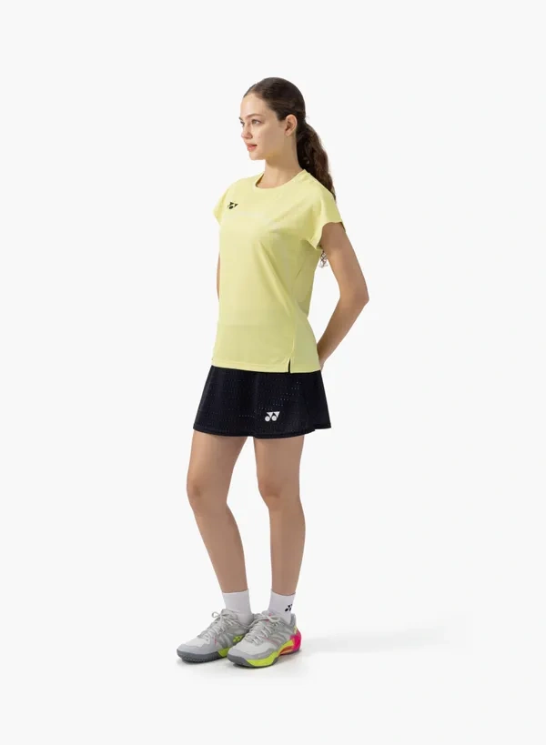 YONEX Women's skirt (with inner spats).26189 Color:Black (007)