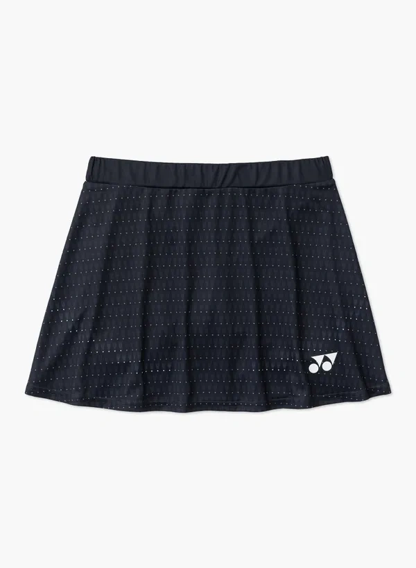 YONEX Women's skirt (with inner spats).26189 Color:Black (007)