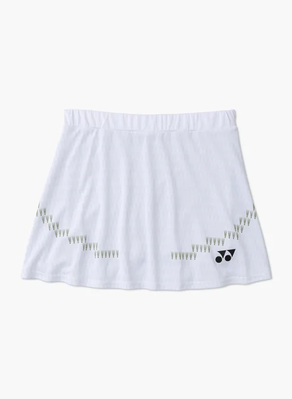 YONEX Women's skirt (with inner spats).26189 Color:White (011)
