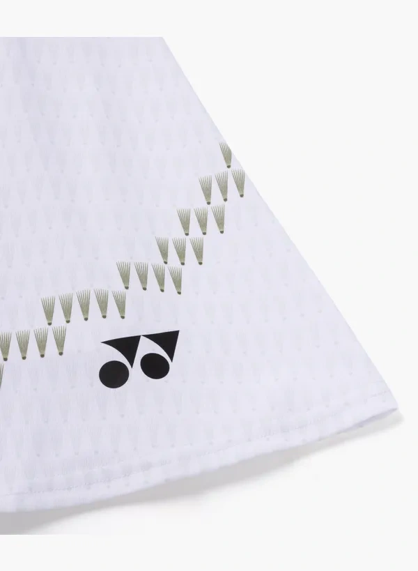 YONEX Women's skirt (with inner spats).26189 Color:White (011)