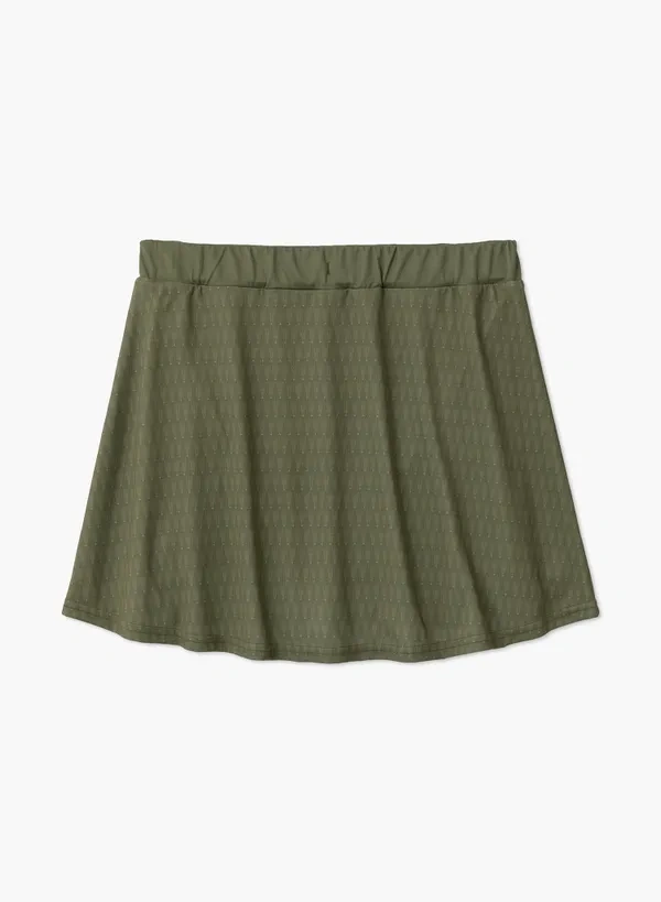 YONEX Women's skirt (with inner spats).26189 Color:Khaki(191)
