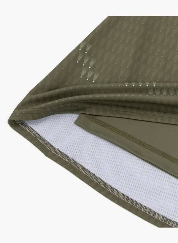 YONEX Women's skirt (with inner spats).26189 Color:Khaki(191)