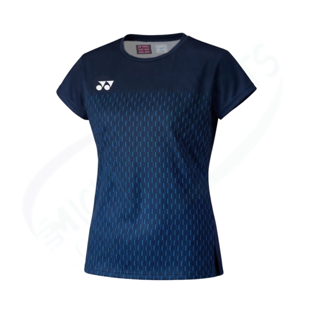 Yonex 20943EX Women Crew Neck Shirt Dark Navy color