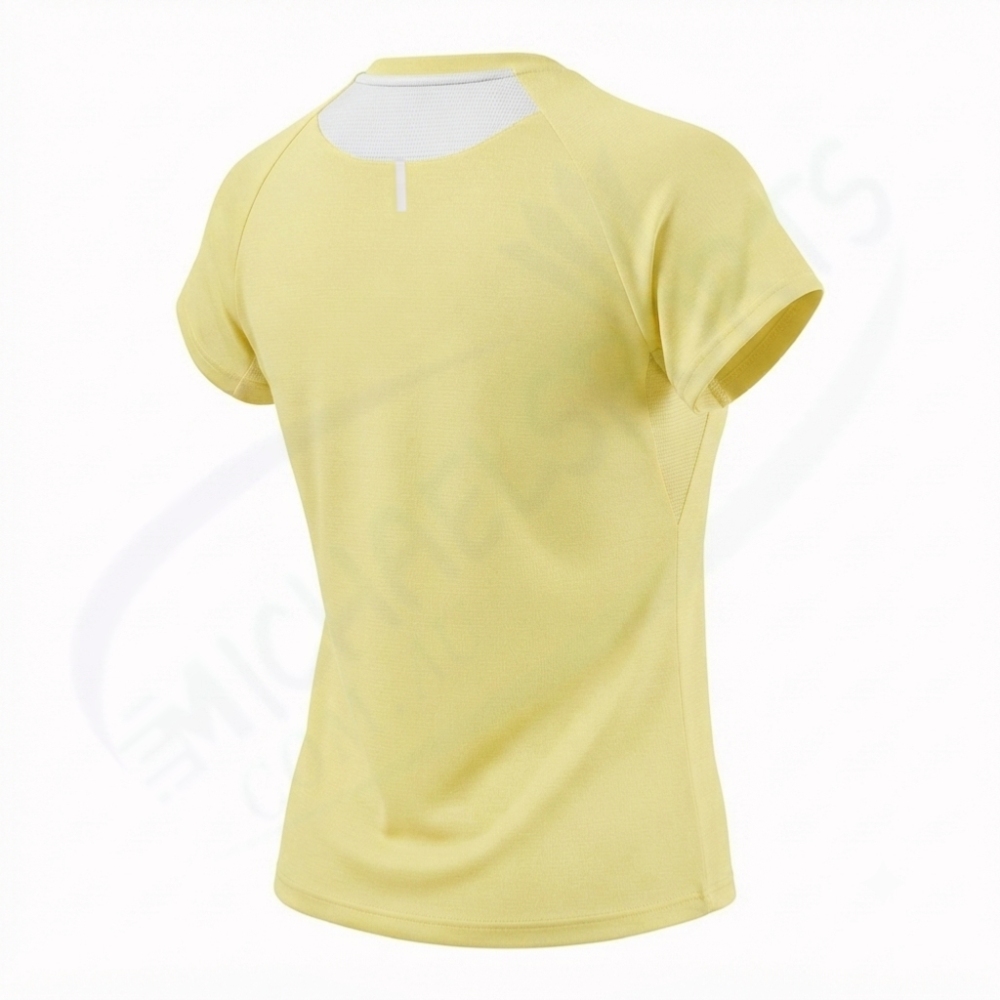 YONEX Women's game shirt.20952 Pale Color:Pale Yellow
