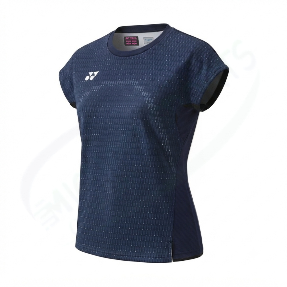 YONEX Women's game shirt.20952 Pale Color:Dark Navy (554)