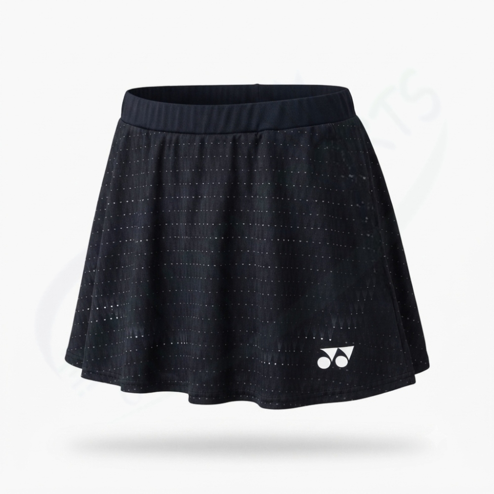 YONEX Women's skirt (with inner spats).26189 Color:Black (007)