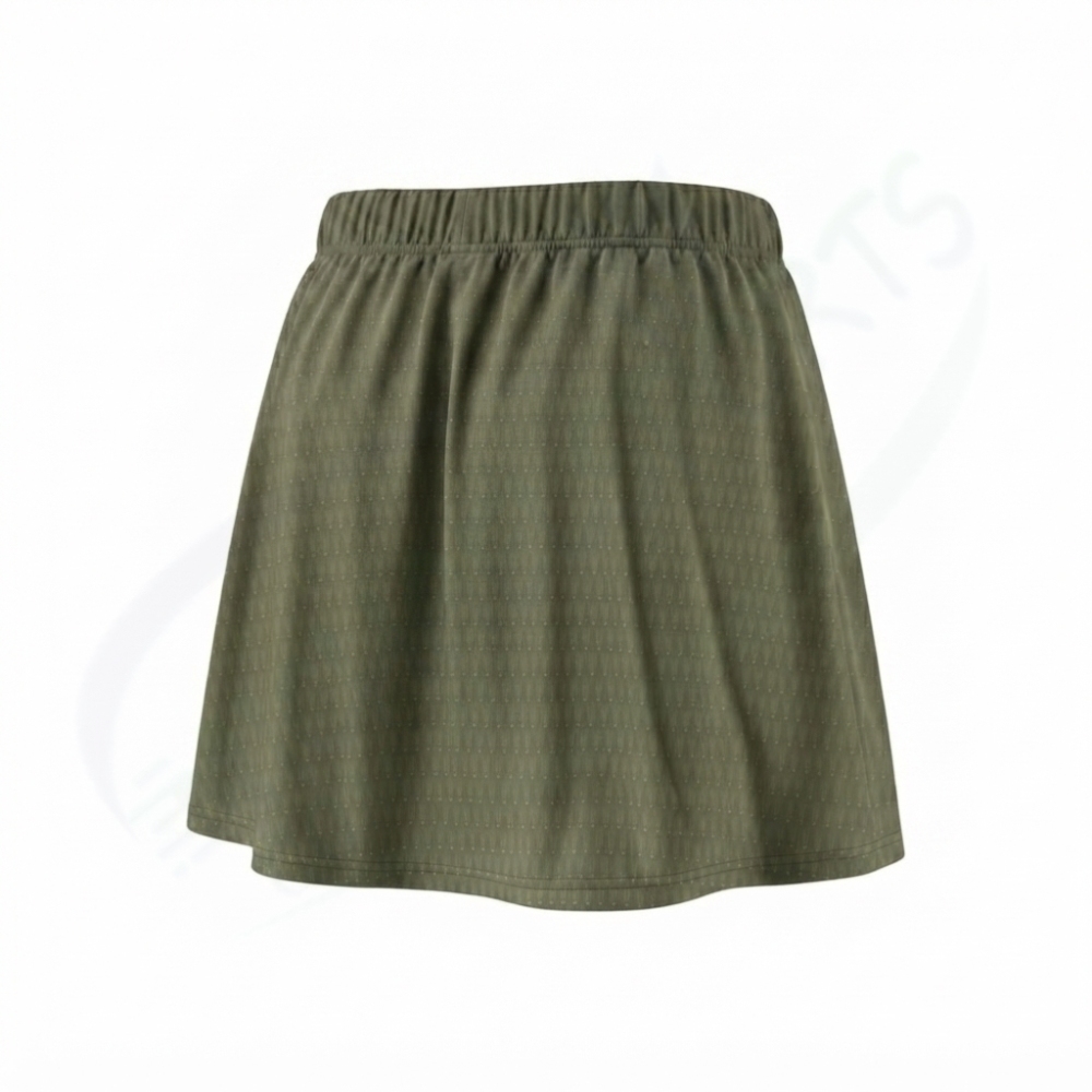 YONEX Women's skirt (with inner spats).26189 Color:Khaki(191)