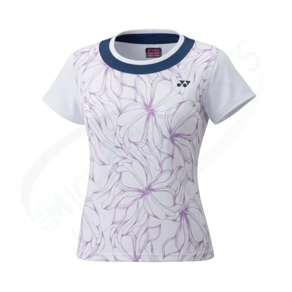 YONEX Women's game shirt. 20988 | Japan Made, KOREA/An Se Young white color