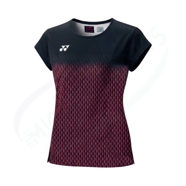 Yonex 20943EX Women Crew Neck Shirt Black color
