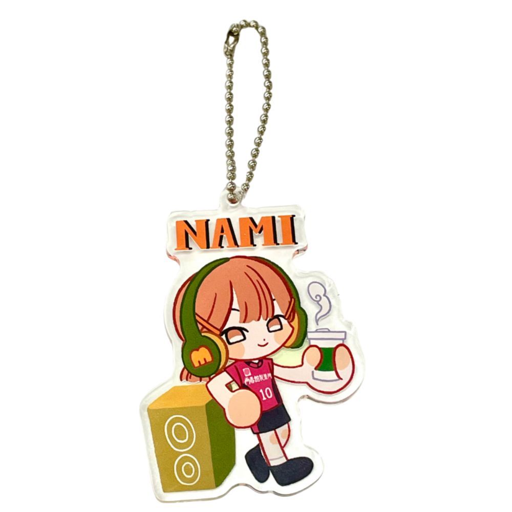 Player illustration acrylic key chain (Nami Matsuyama ver.)OT_0092 made in Japan