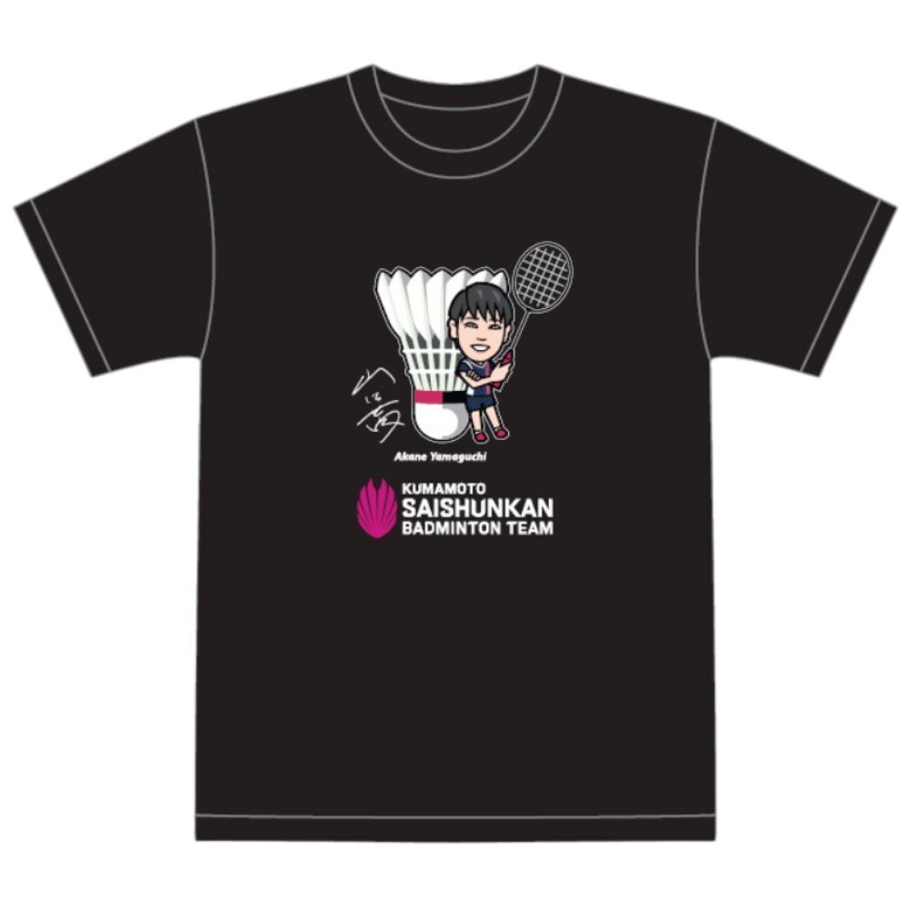 Akane Yamaguchi portrait T-shirt 2024 version TS_0053