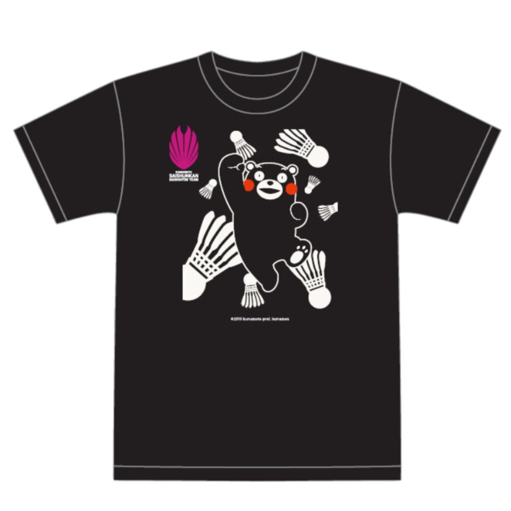 Badminton Shuttle and Jump! T-shirt Kumamon ver. TS_0083