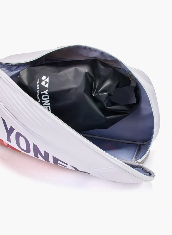 Yonex BA02626 White color  6pcs Expert Tournament racquet bag Delivery Free