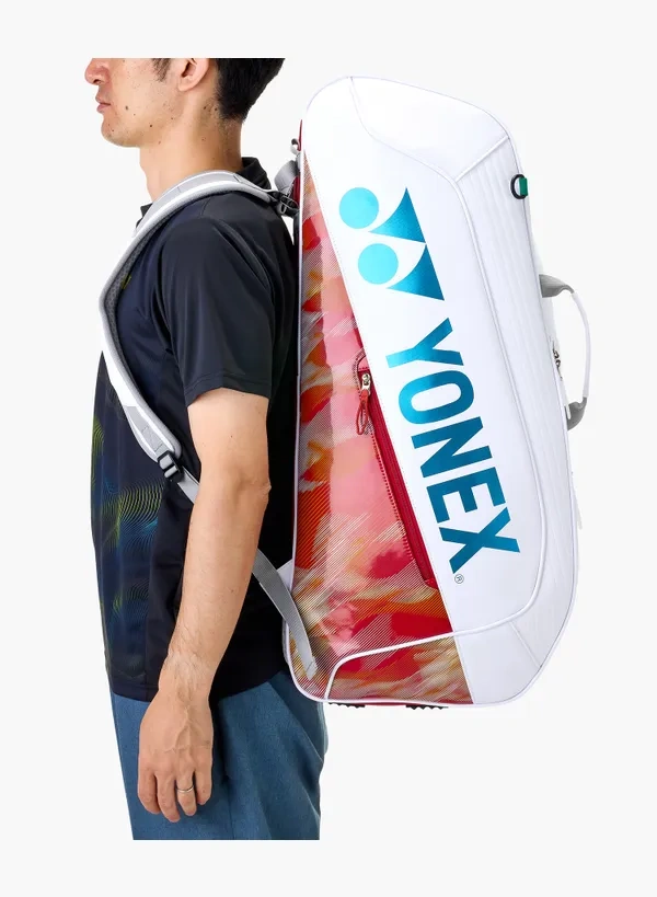 Yonex BA02626 White color  6pcs Expert Tournament racquet bag Delivery Free