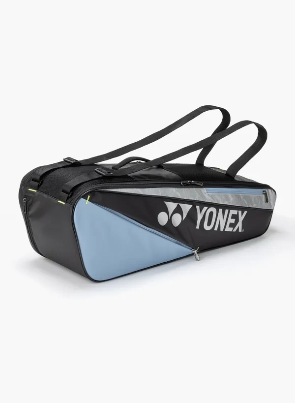 Yonex Club Series Badminton/ Tennis Racquet Bag 6 PCS Black / Blue color DELIVERY FREE