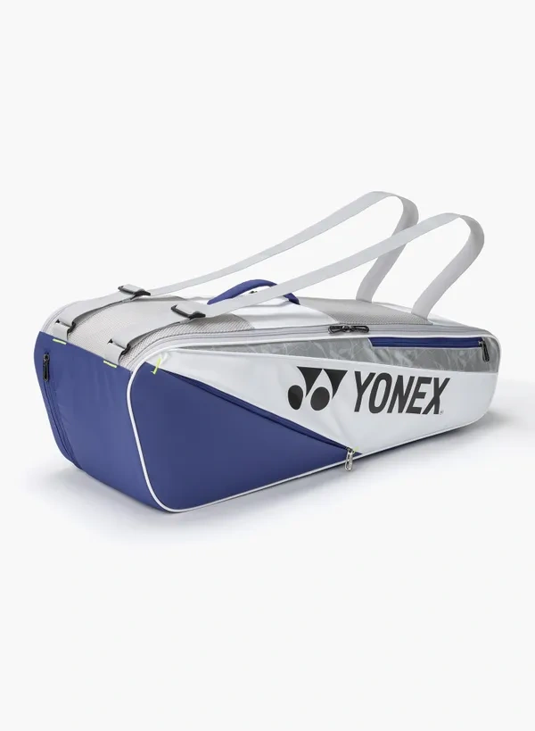 Yonex Club Series Badminton/ Tennis Racquet Bag 6 PCS White / Blue color BA52526  DELIVERY FREE