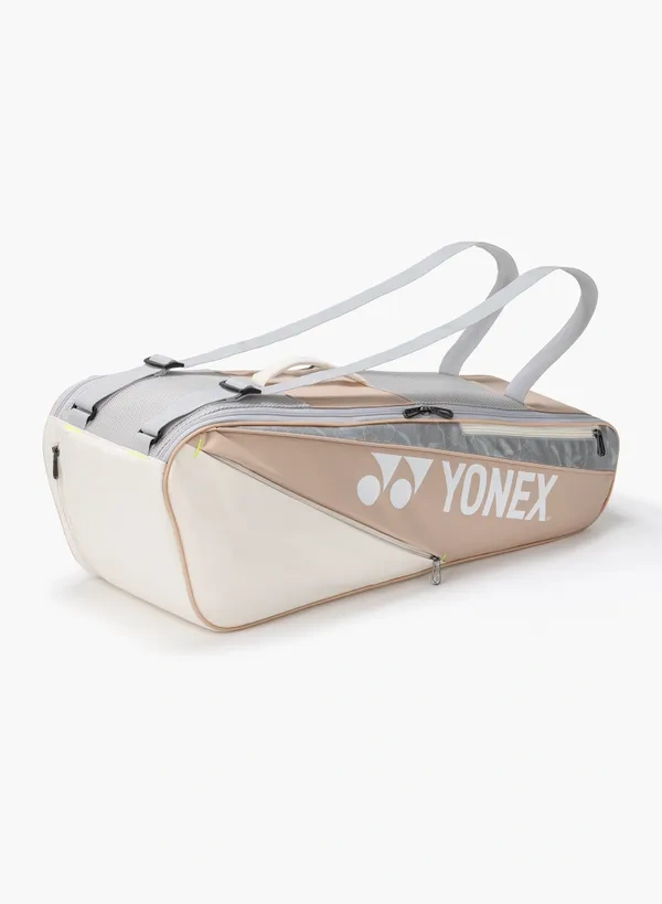Yonex Club Series Badminton/ Tennis Racquet Bag 6 PCS Pink / White color DELIVERY FREE