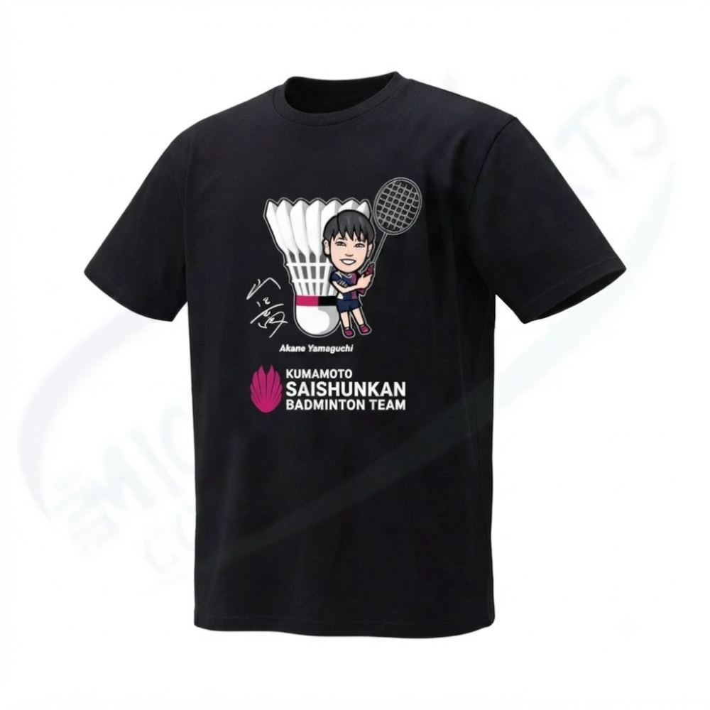 Akane Yamaguchi portrait T-shirt 2024 version TS_0073