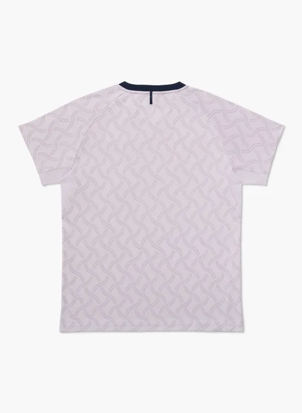 YONEX 10716YX MENS CREW NECK SHIRT Pale Lilac made in Japan