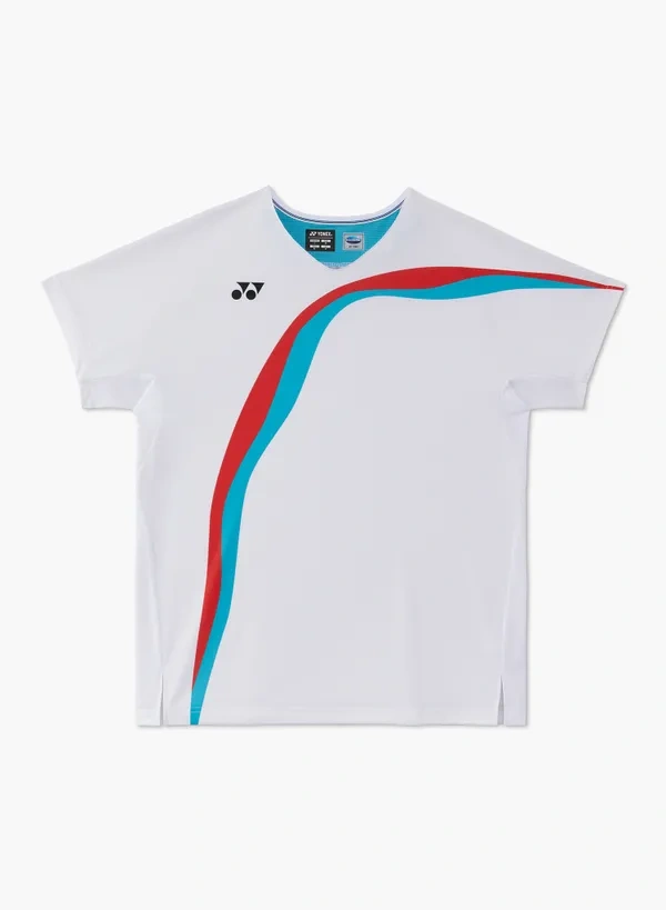 YONEX 10717YX MENS CREW NECK SHIRT WHITE color made in Japan