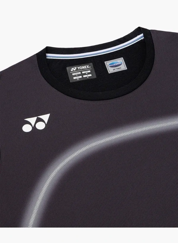 YONEX 10719YX MENS SLEEVELESS TOP BLACK color made in Japan