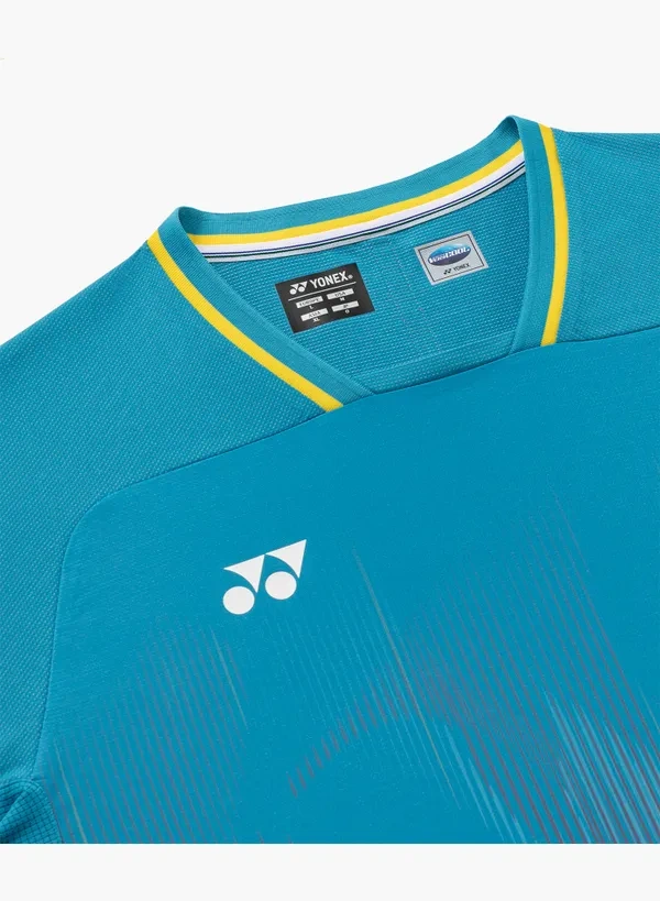 YONEX 10735YX MENS CREW NECK SHIRT  DEEP SKY Made in Japan