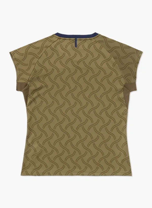 YONEX 20948YX WOMENS CREW NECK Khaki color | Japan Made