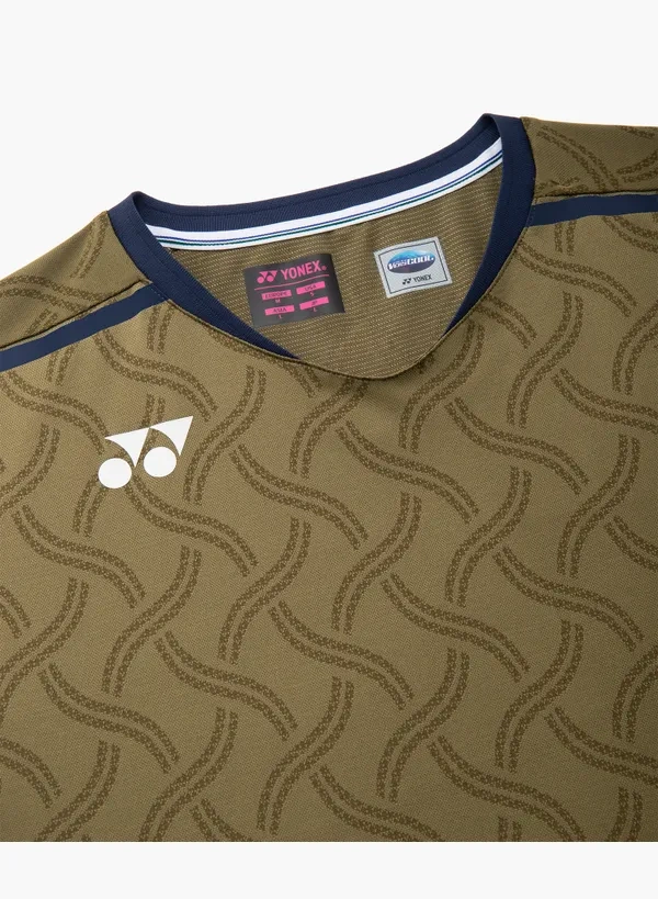 YONEX 20948YX WOMENS CREW NECK Khaki color | Japan Made