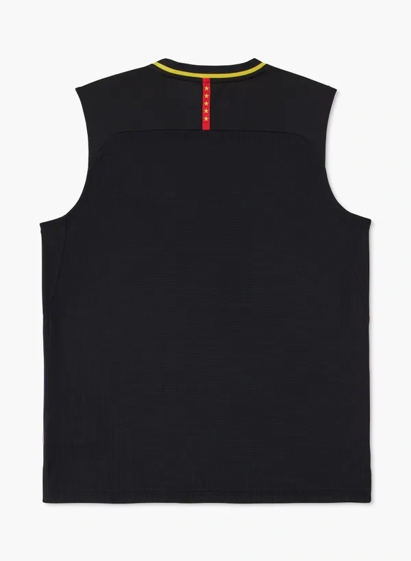 YONEX 10736YX MENS SLEEVELESS TOP BLACK  Made in Japan
