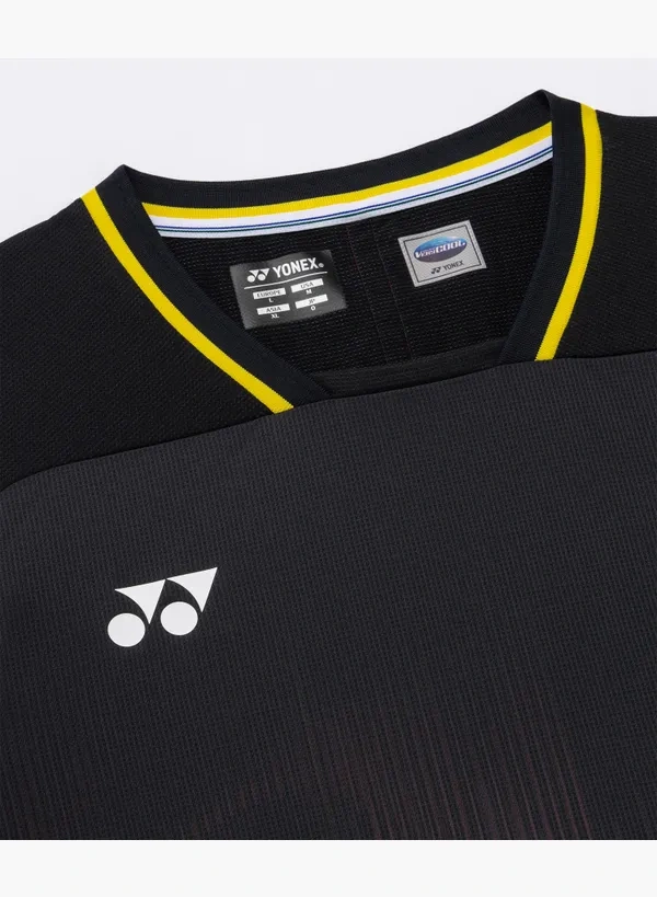 YONEX 10736YX MENS SLEEVELESS TOP BLACK  Made in Japan