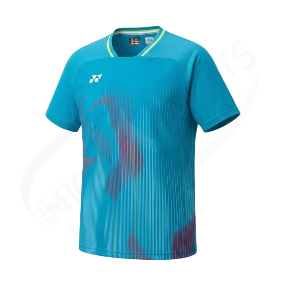 YONEX 10735YX MENS CREW NECK SHIRT  DEEP SKY Made in Japan