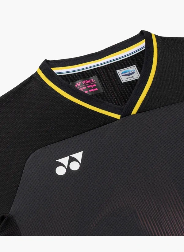 YONEX 20966YX WOMENS CREW NECK  SHIRT BLACK color Made in Japan