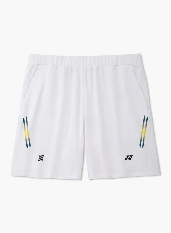 YONEX 15285EX VA Unisex SHORTS  (KNIT)-WHITE