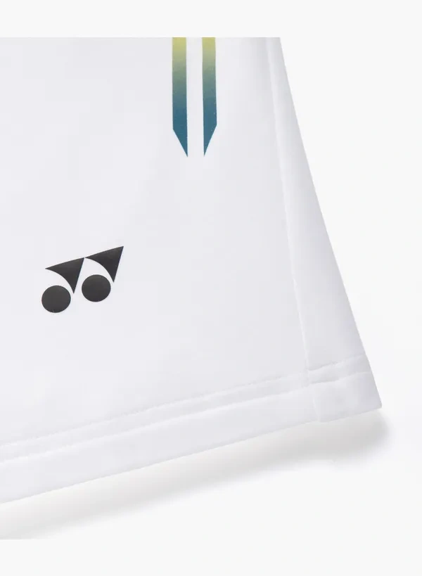 YONEX 15285EX VA Unisex SHORTS  (KNIT)-WHITE