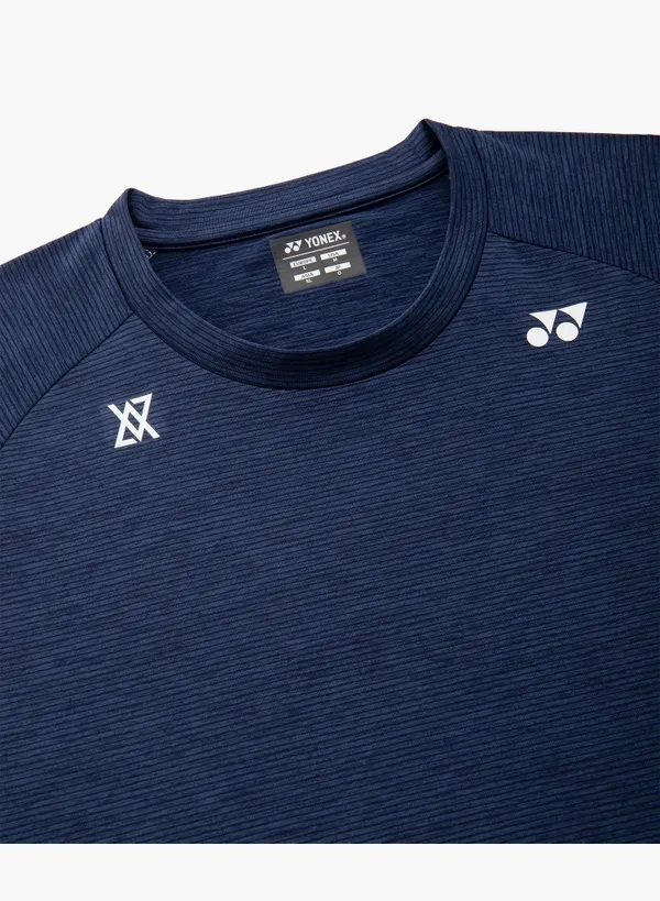 YONEX 16936EX VA Unisex TSHIRT (KNIT)-Dark Blue