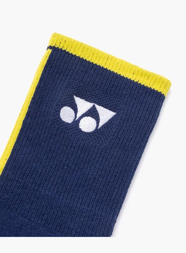 Yonex 19248YX Mens Sport Crew Socks  VA-Dark Blue color  Made in Japan