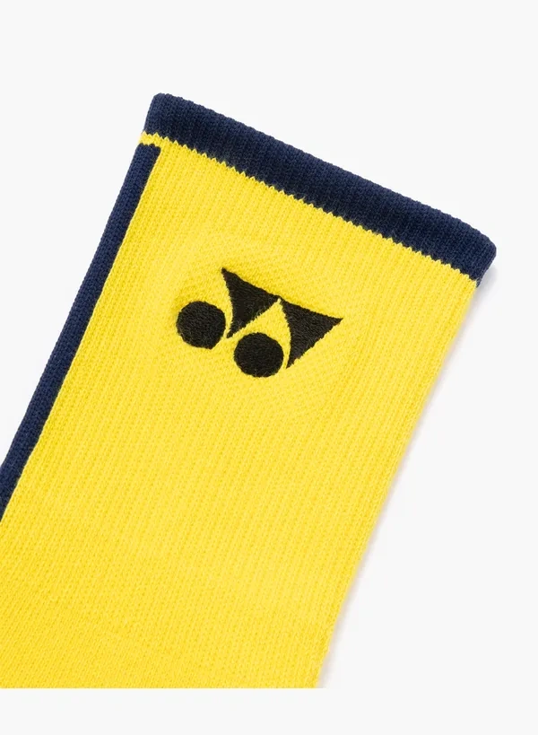 Yonex 19248YX Mens Sport Crew Socks  VA-Laser Yellow color  Made in Japan