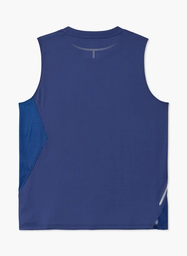 YONEX 10798EX VA MENS SLEEVELESS TOP (KNIT)-DARK BLUE