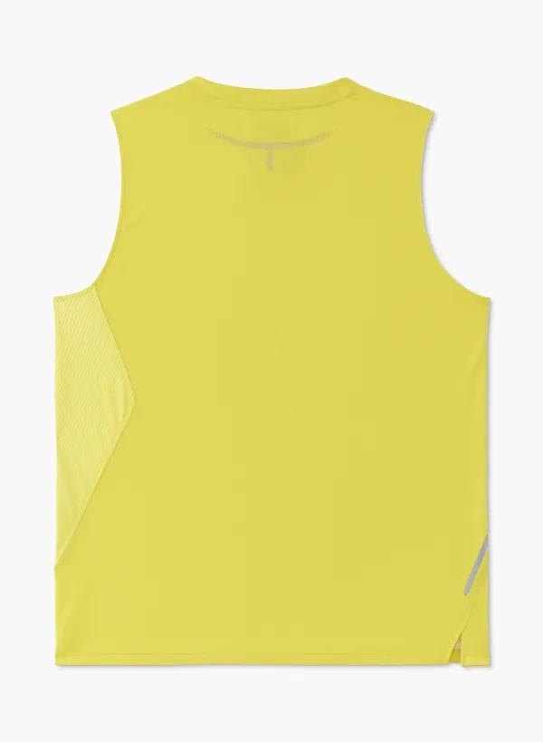 YONEX 10798EX VA MENS SLEEVELESS TOP (KNIT)-LASER YELLOW