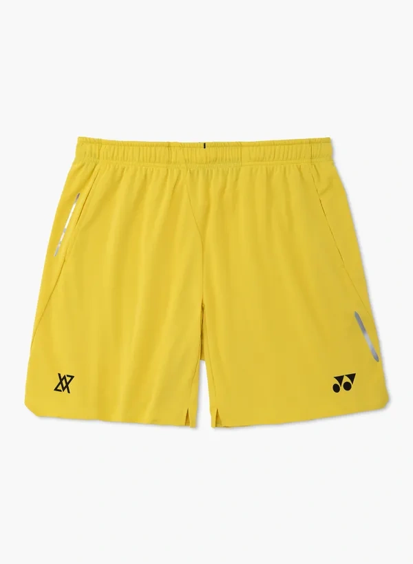 YONEX 15277EX VA MENS SHORTS (KNIT)-Laser Yellow