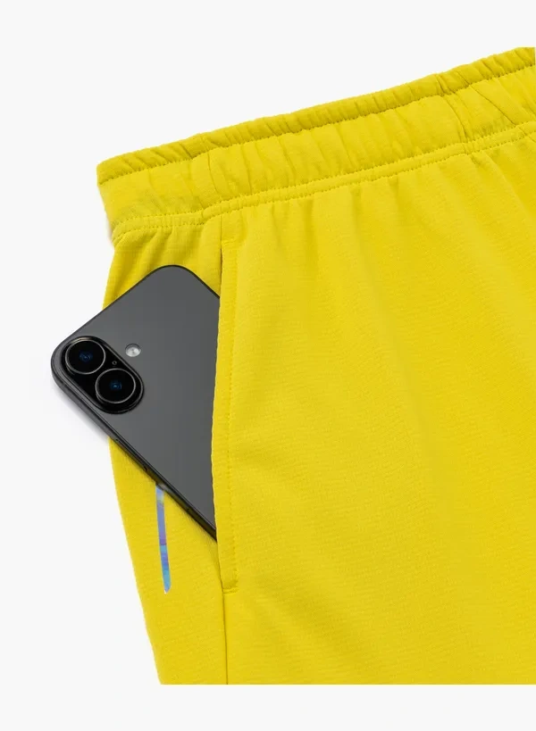 YONEX 15277EX VA MENS SHORTS (KNIT)-Laser Yellow