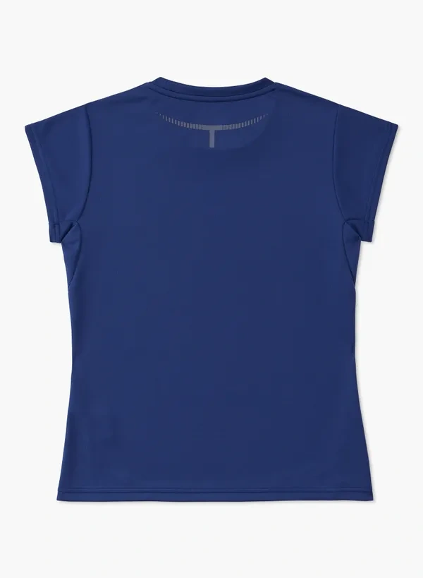 YONEX 20970EX VA WOMENS CREW NECK SHIRT  (KNIT)-DARK BLUE