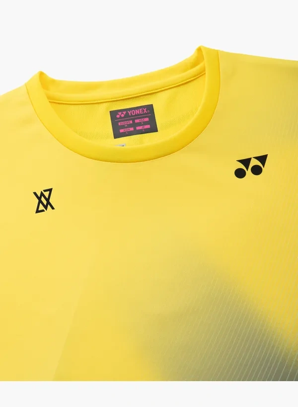 YONEX 20970EX VA WOMENS CREW NECK SHIRT  (KNIT)-Laser Yellow