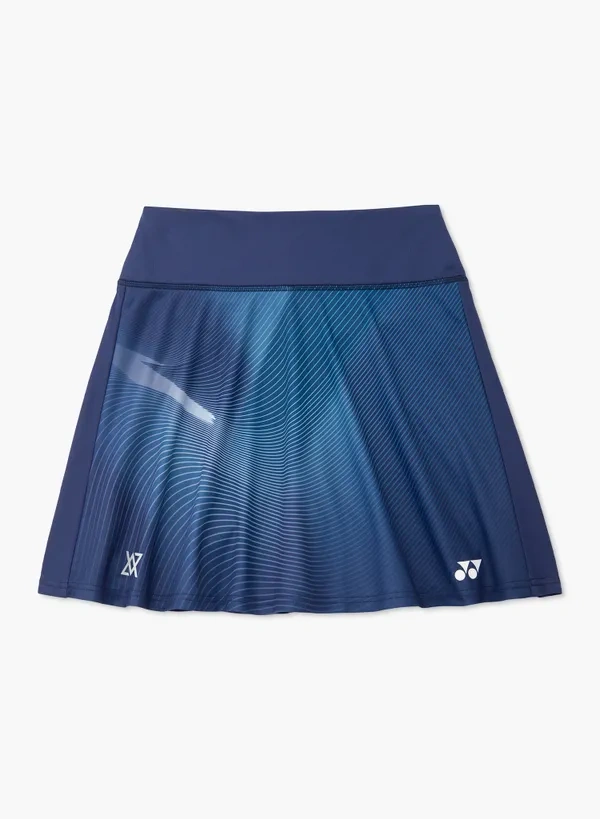 YONEX 26226EX VA WOMENS SKIRT (WITH INNER SHORTS)(KNIT)-DARK BLUE