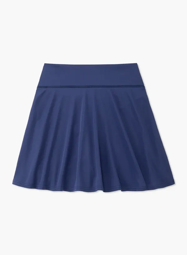 YONEX 26226EX VA WOMENS SKIRT (WITH INNER SHORTS)(KNIT)-DARK BLUE