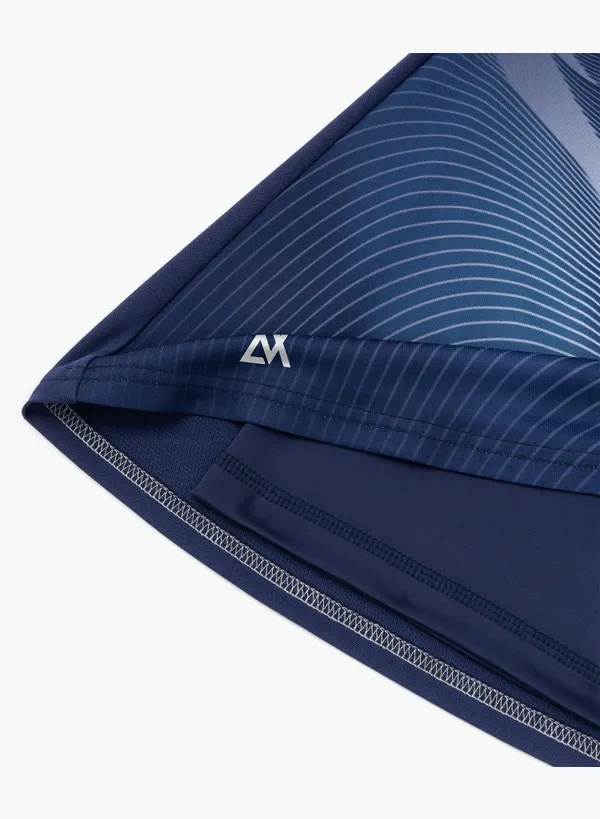 YONEX 26226EX VA WOMENS SKIRT (WITH INNER SHORTS)(KNIT)-DARK BLUE