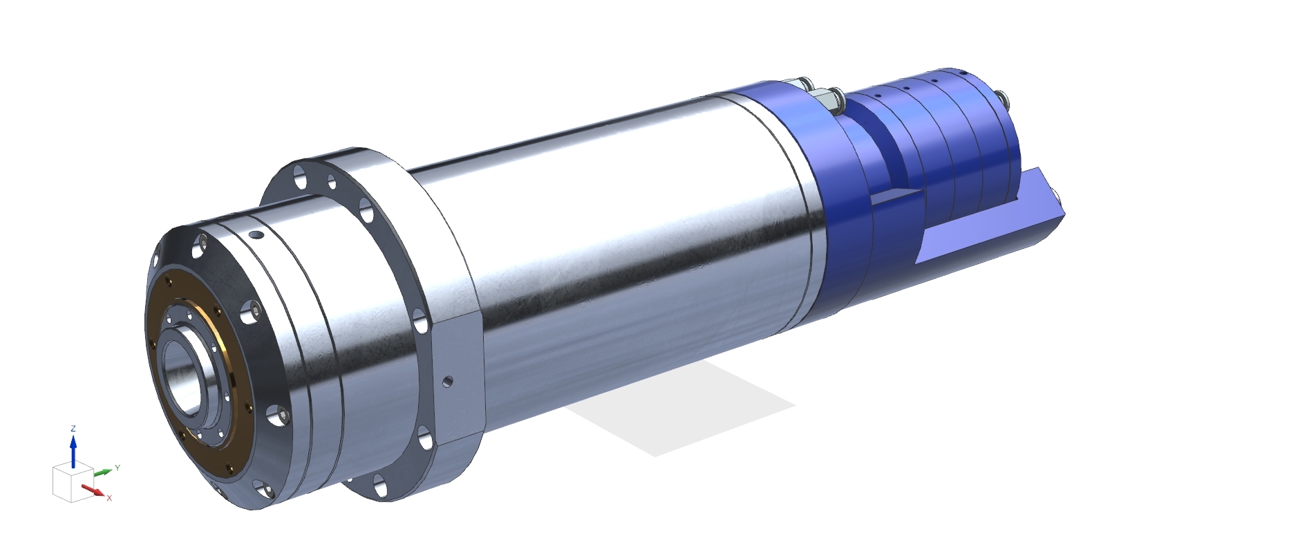 Milling spindle 120XDJ24G12:Rotation speed,12000-24000RPM Rated Power,S1:Constant power 10KW Rated torque,S1:4NM-8NM Voltage,380V Frequency,400HZ