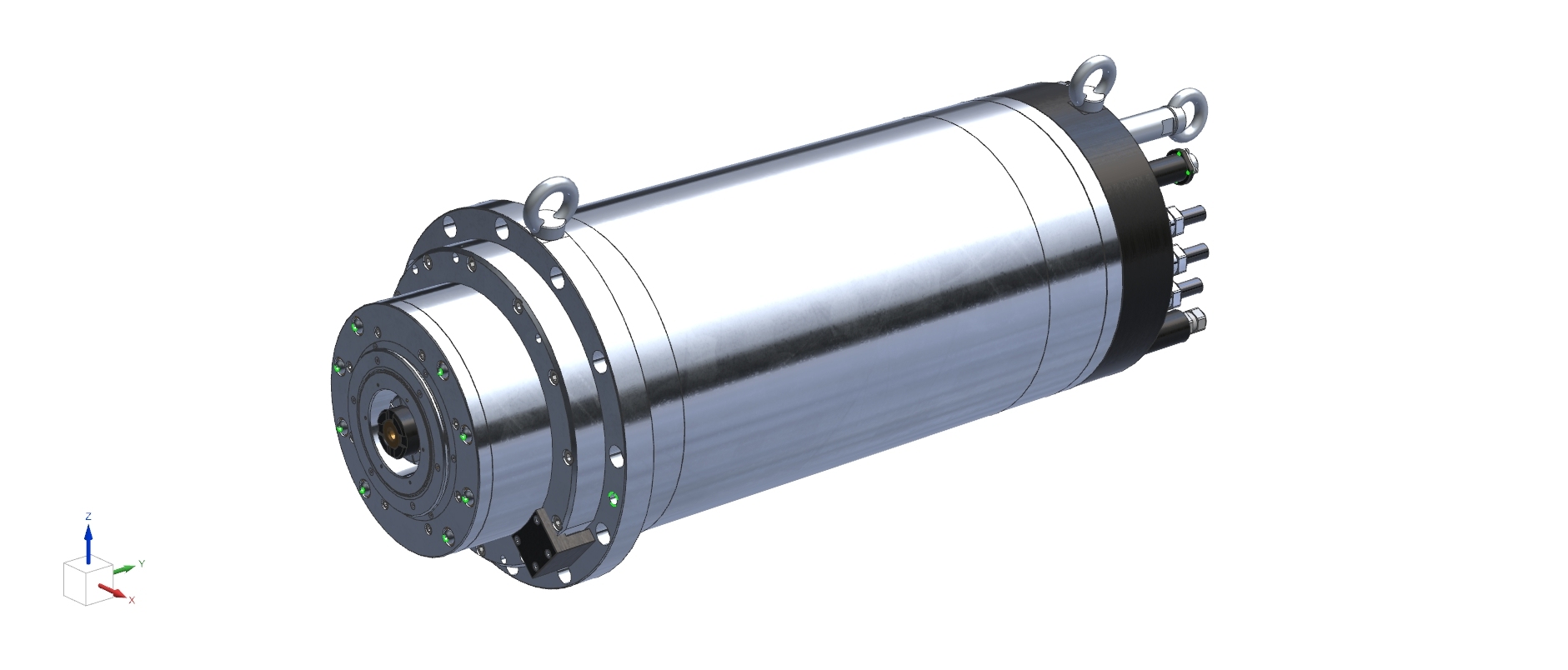 Turning-milling 287XDJ10G75HA100:Rotation speed,1300-10000RPM Frequency,86.7-666.7HZ Power,75KW Torque,57-551NM Woltage,380V