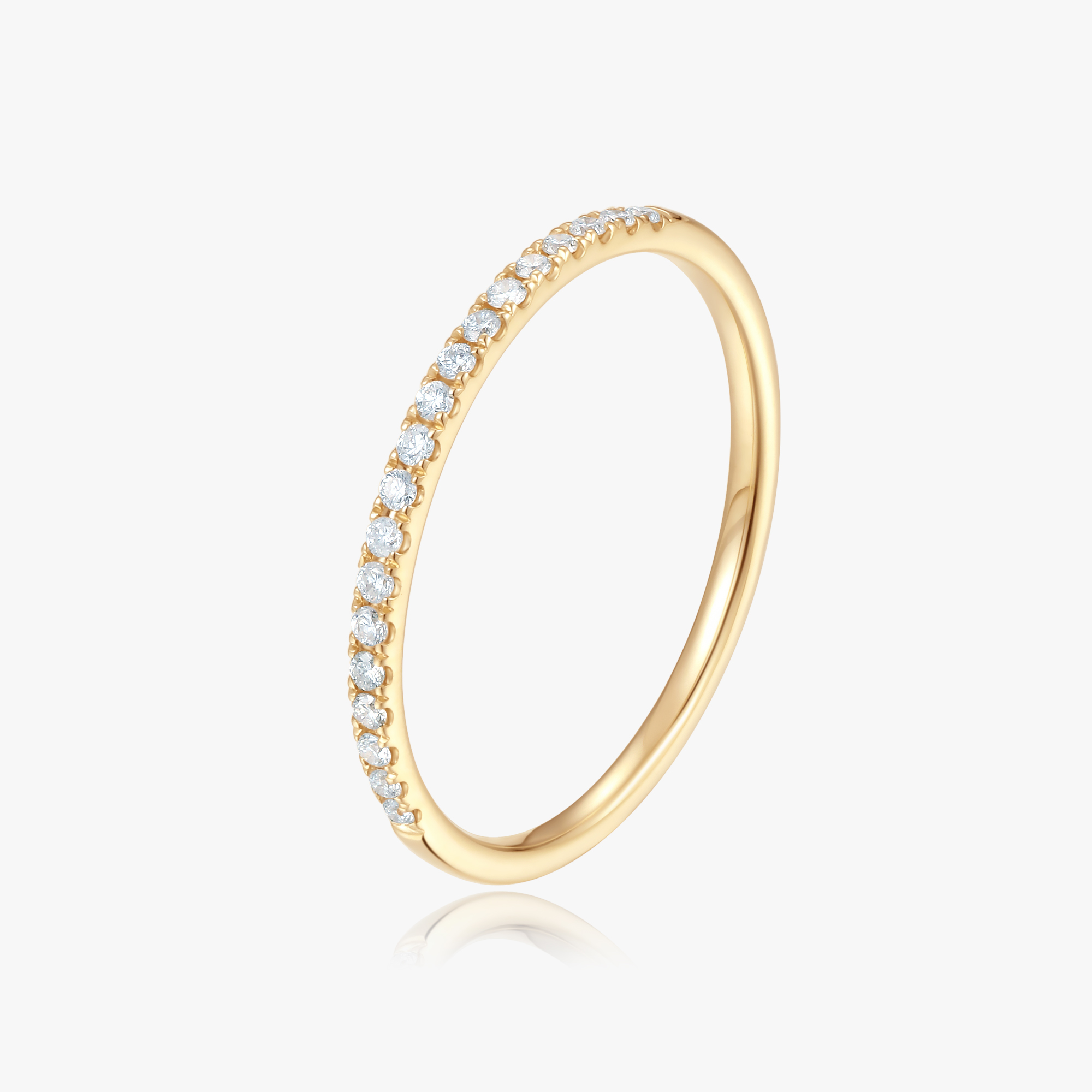 Stackable 14k Rings 14K Diamond Stackable Ring